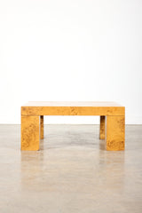 Burl Coffee Table