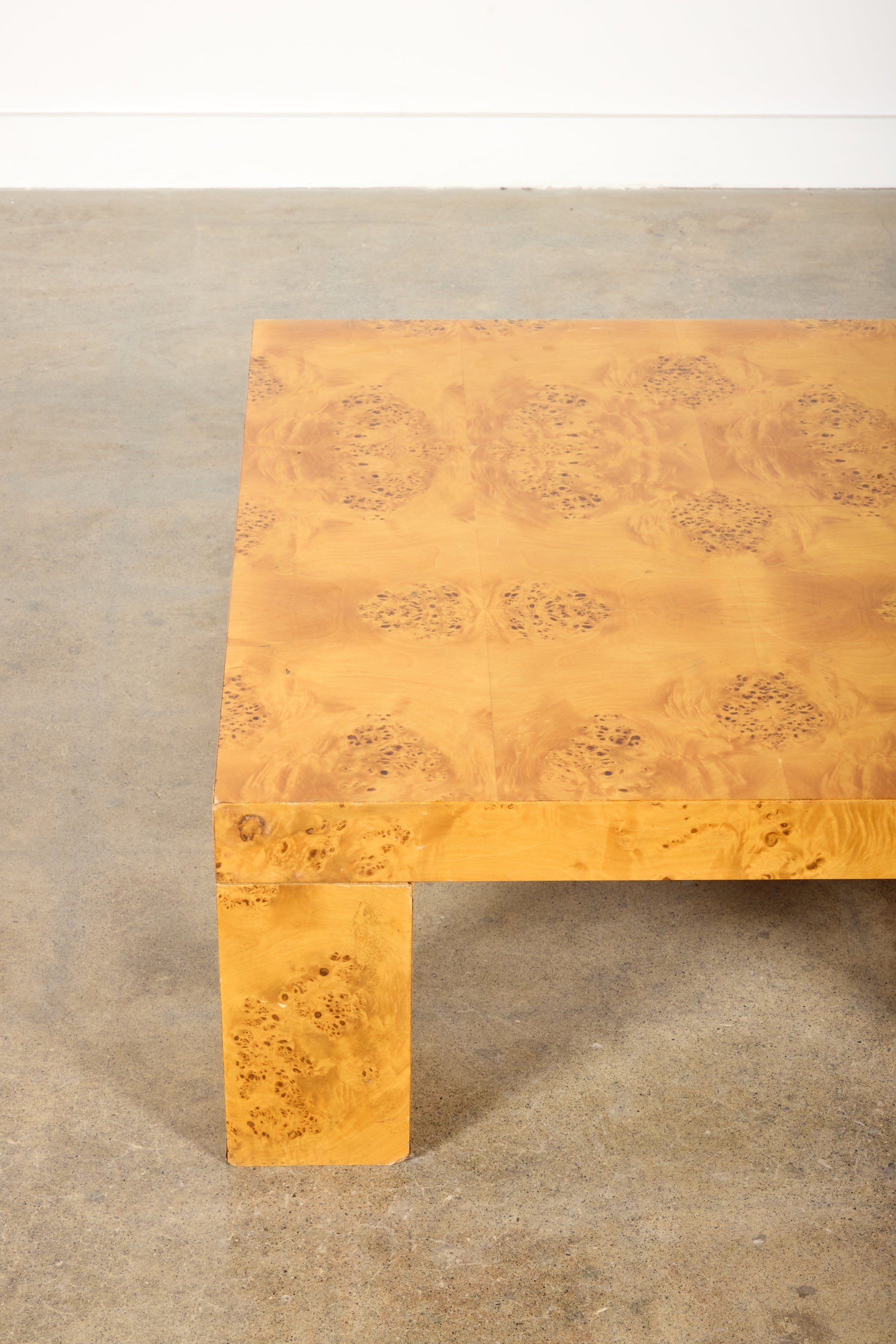 Burl Coffee Table