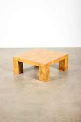 Burl Coffee Table