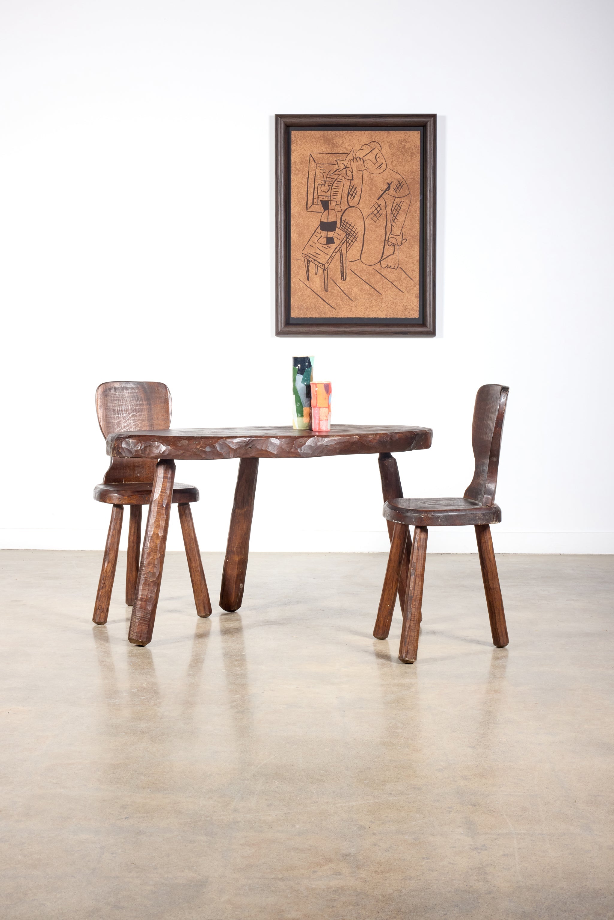 "Vase et Vase" (2006), Signed Lithograph in Frame