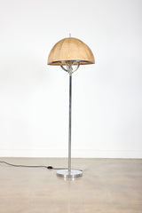 5-Flame Chrome Floor Lamp