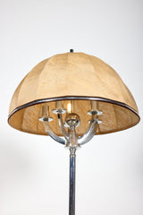 5-Flame Chrome Floor Lamp