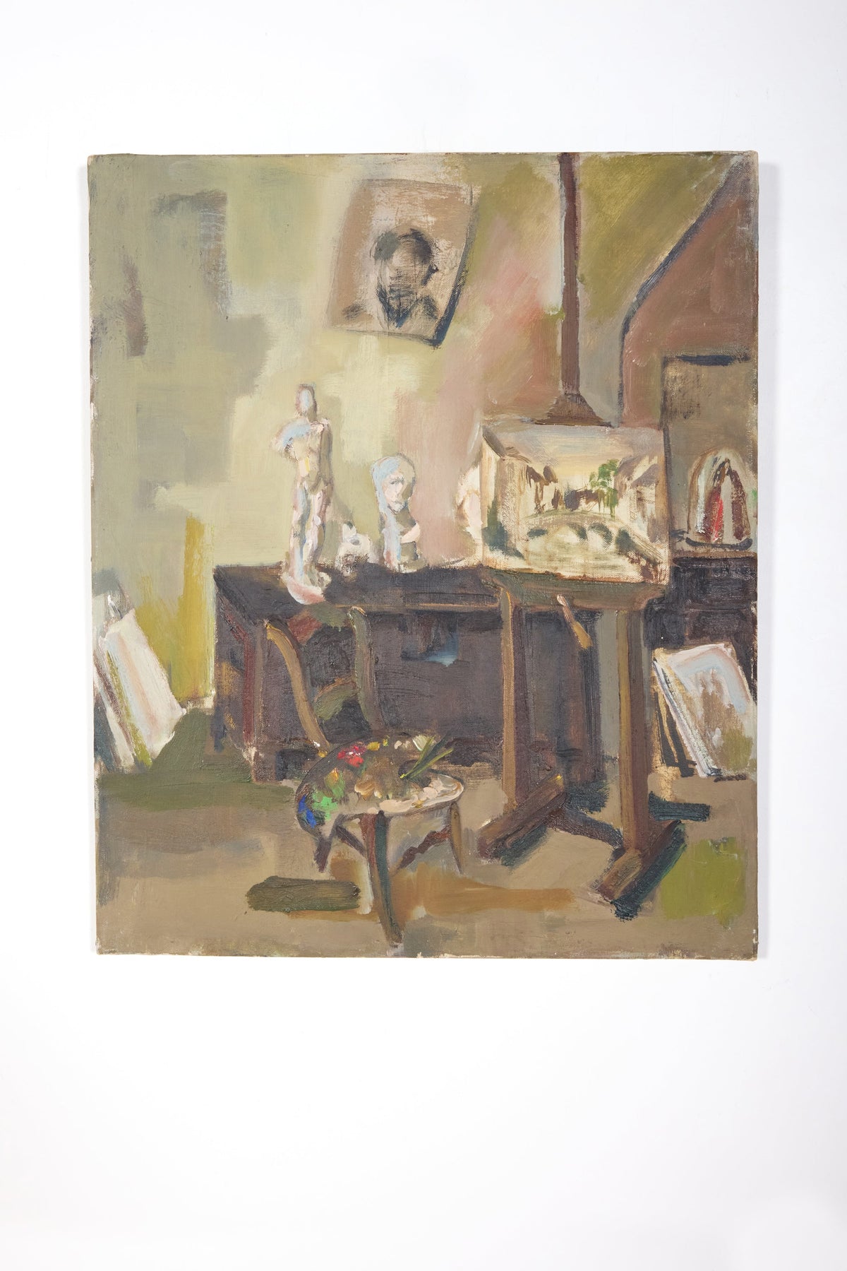 Artist's Studio Still Life Oil Painting