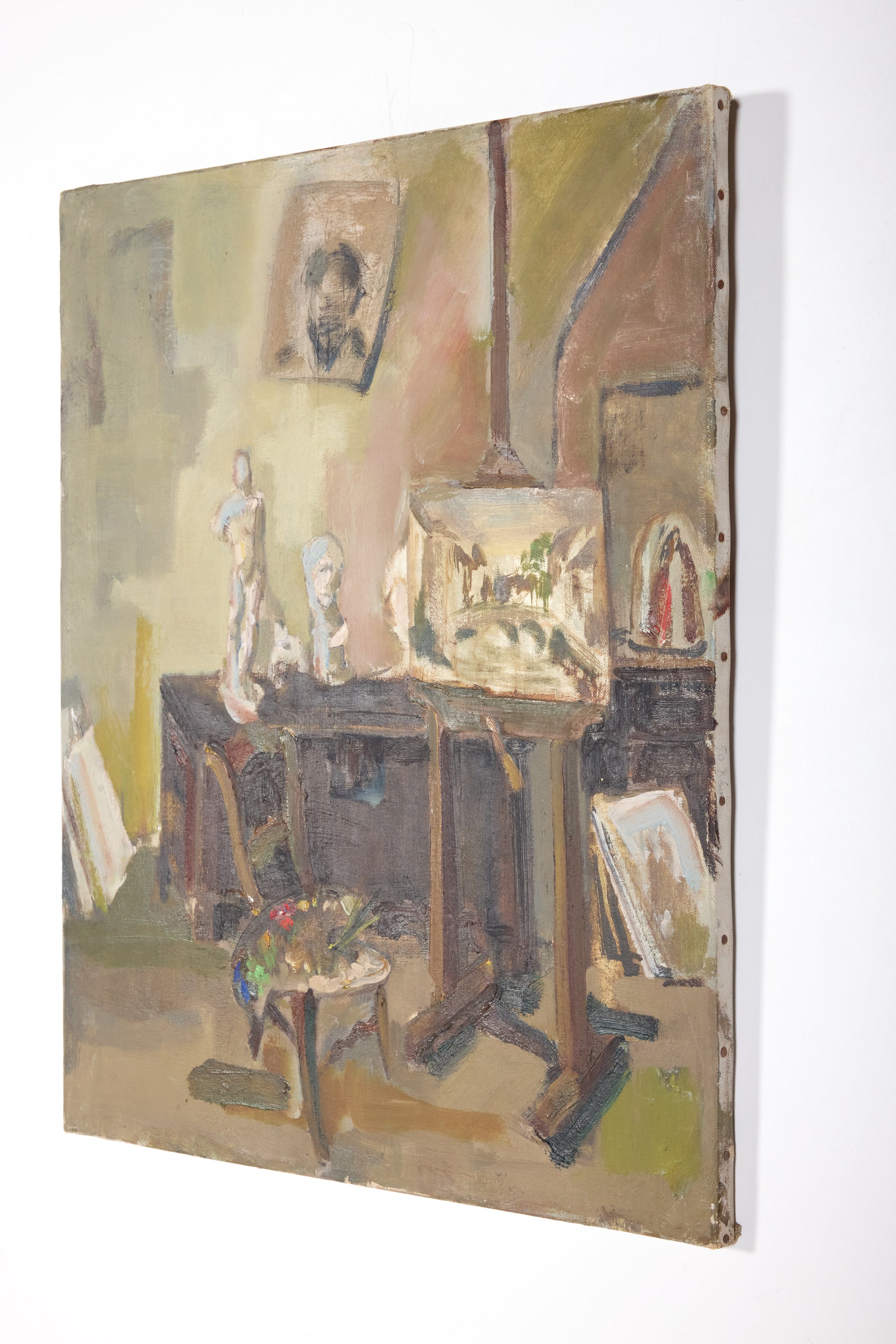 Artist's Studio Still Life Oil Painting