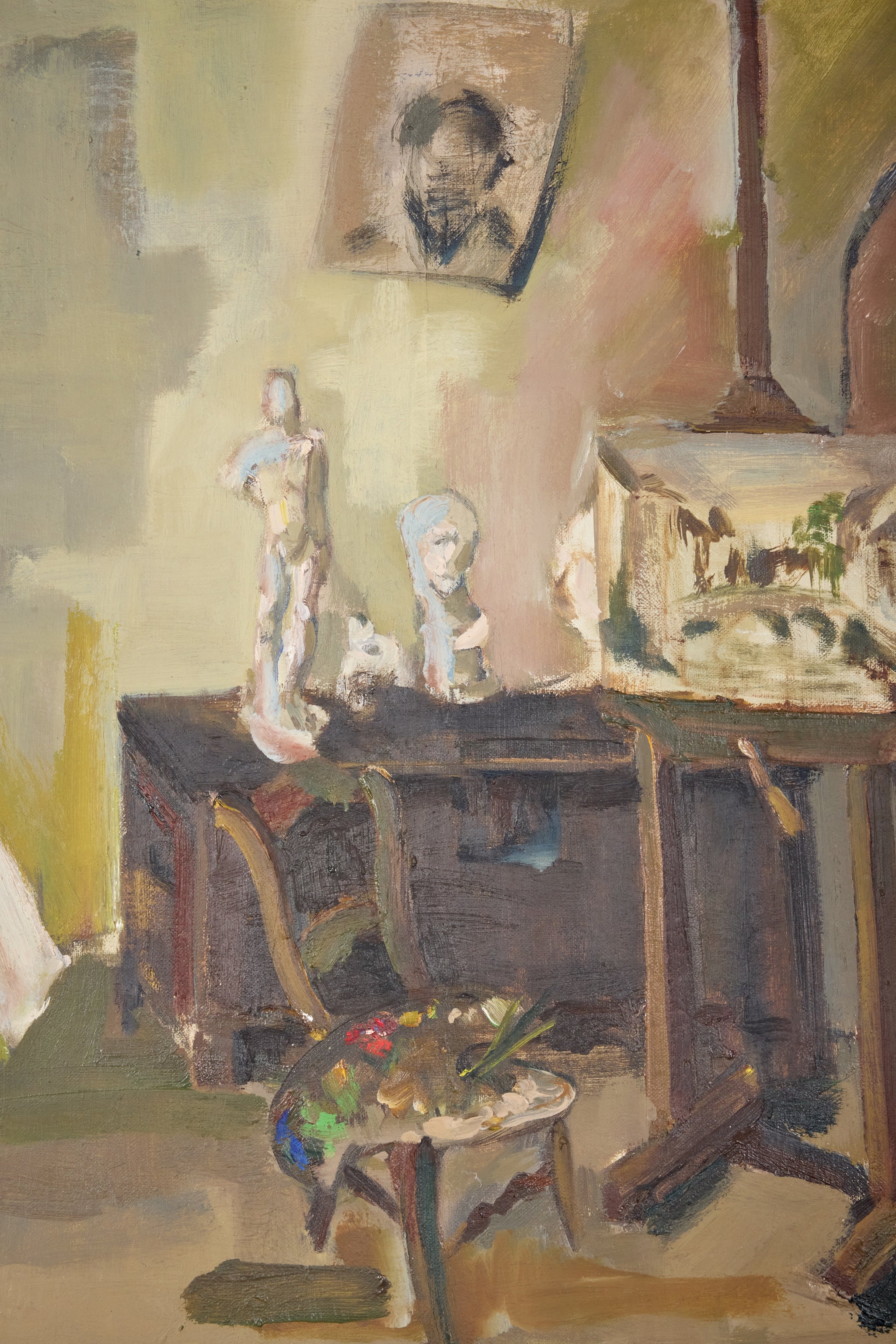 Artist's Studio Still Life Oil Painting