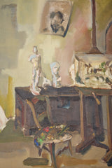 Artist's Studio Still Life Oil Painting