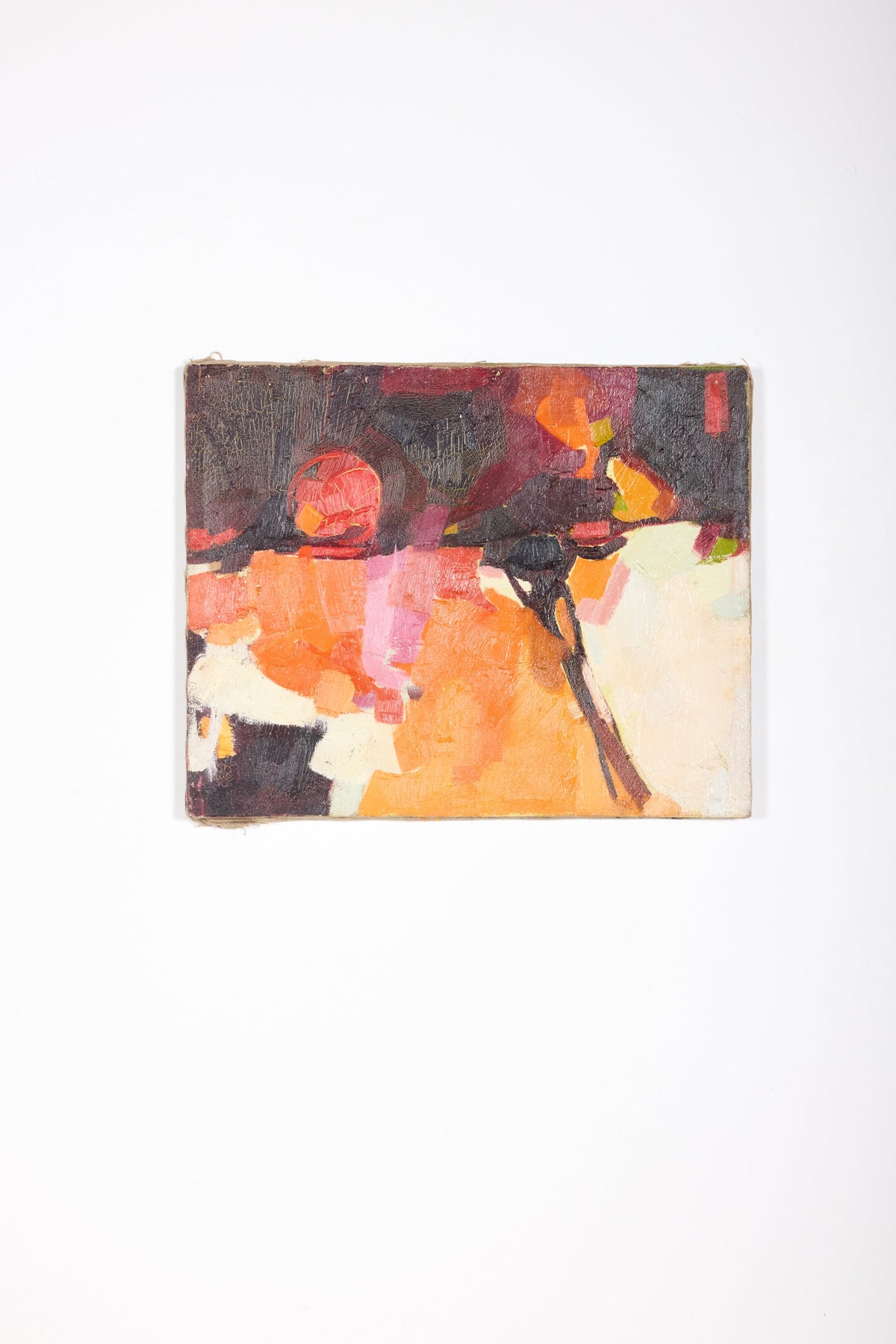 Abstract Colour Block Painting on Canvas