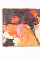 Abstract Colour Block Painting on Canvas