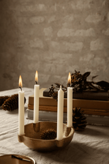 Bowl Candle Holder - Small - Brass