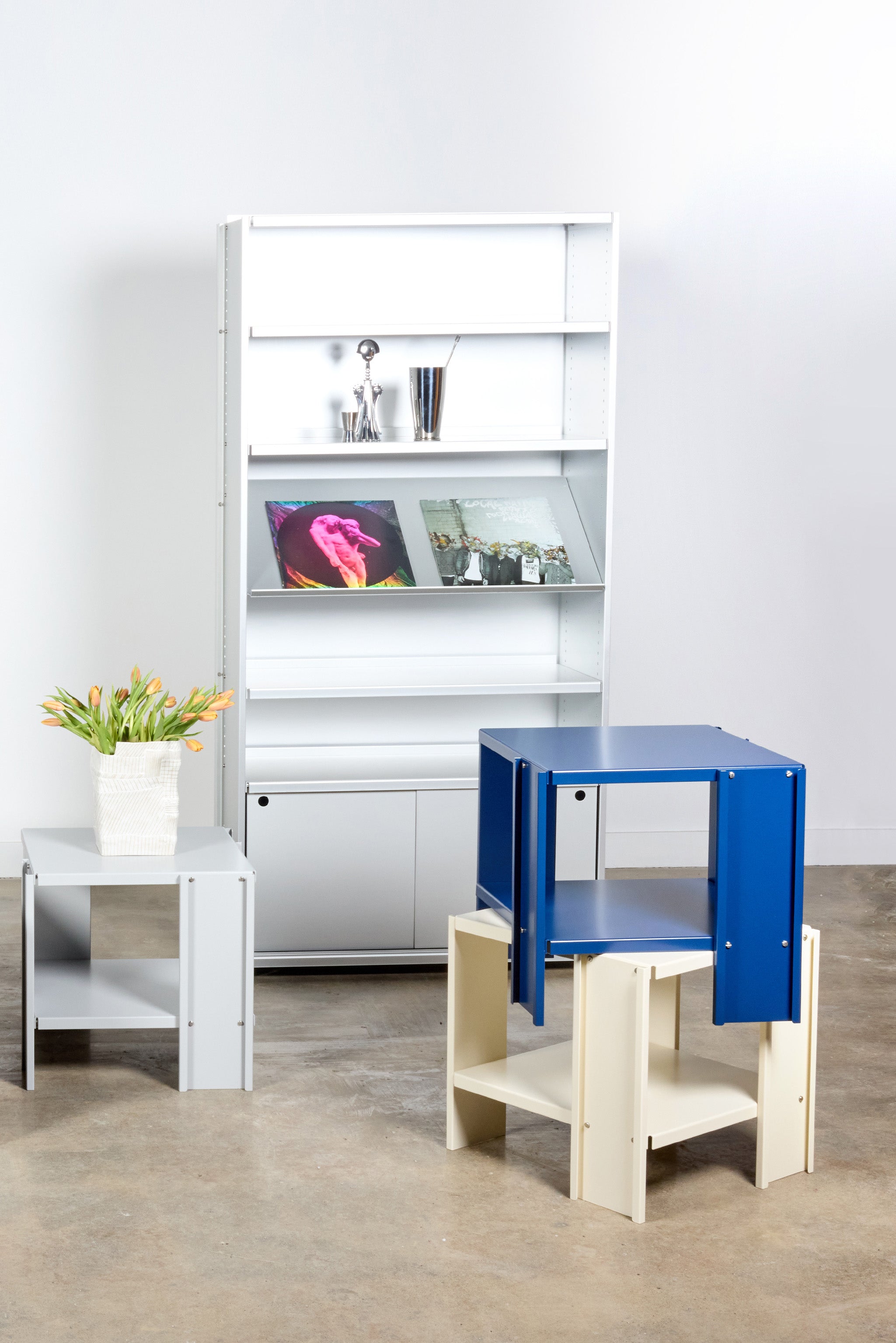 Aluminum Shelf, Bookshelf
