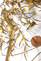 1970s Brass Palm Tree Wall Hanging