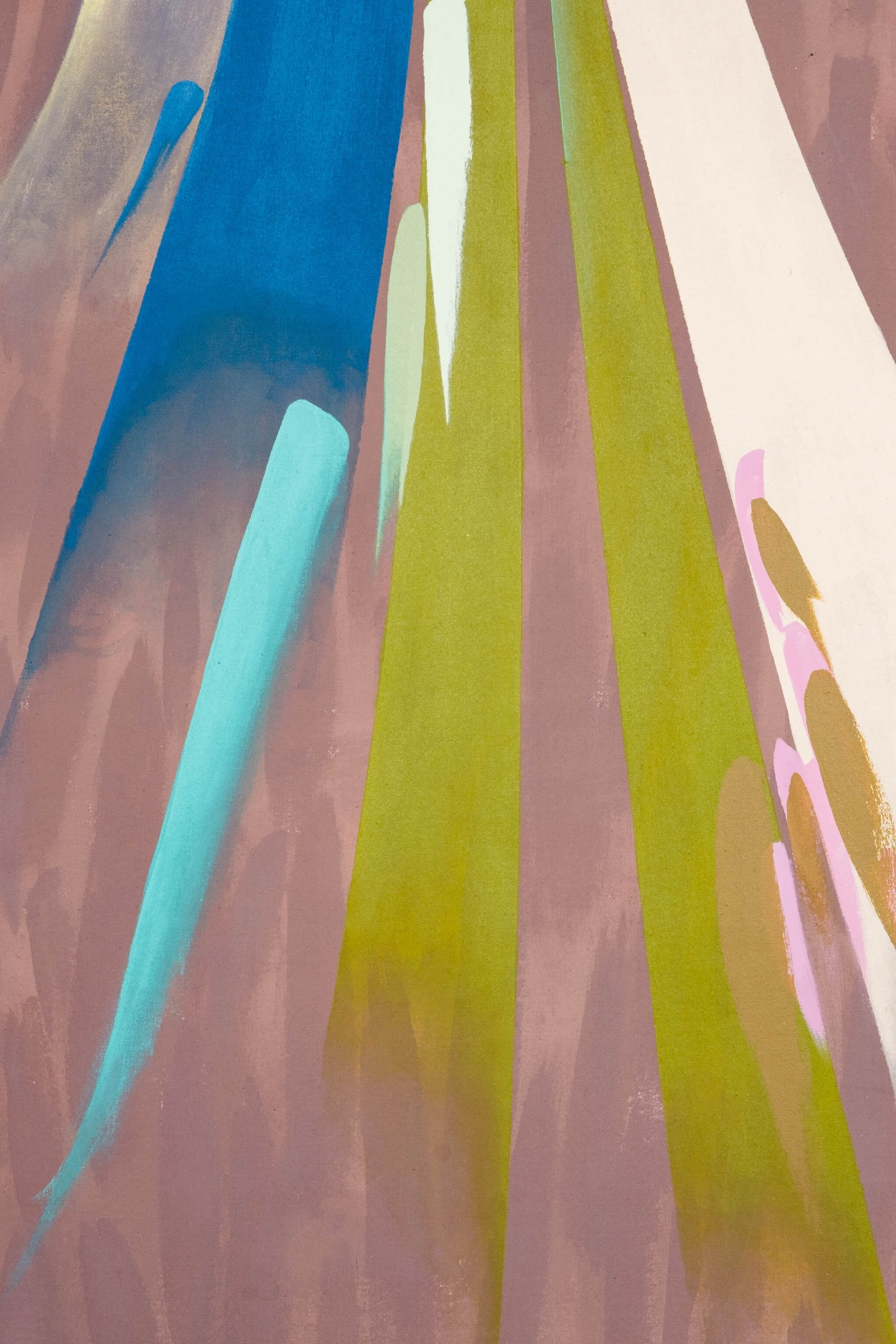 "Alliance", 1977 Large-Scale Painting in Original Frame