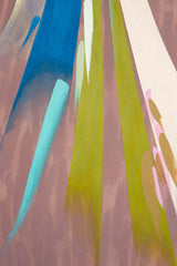 "Alliance", 1977 Large-Scale Painting in Original Frame