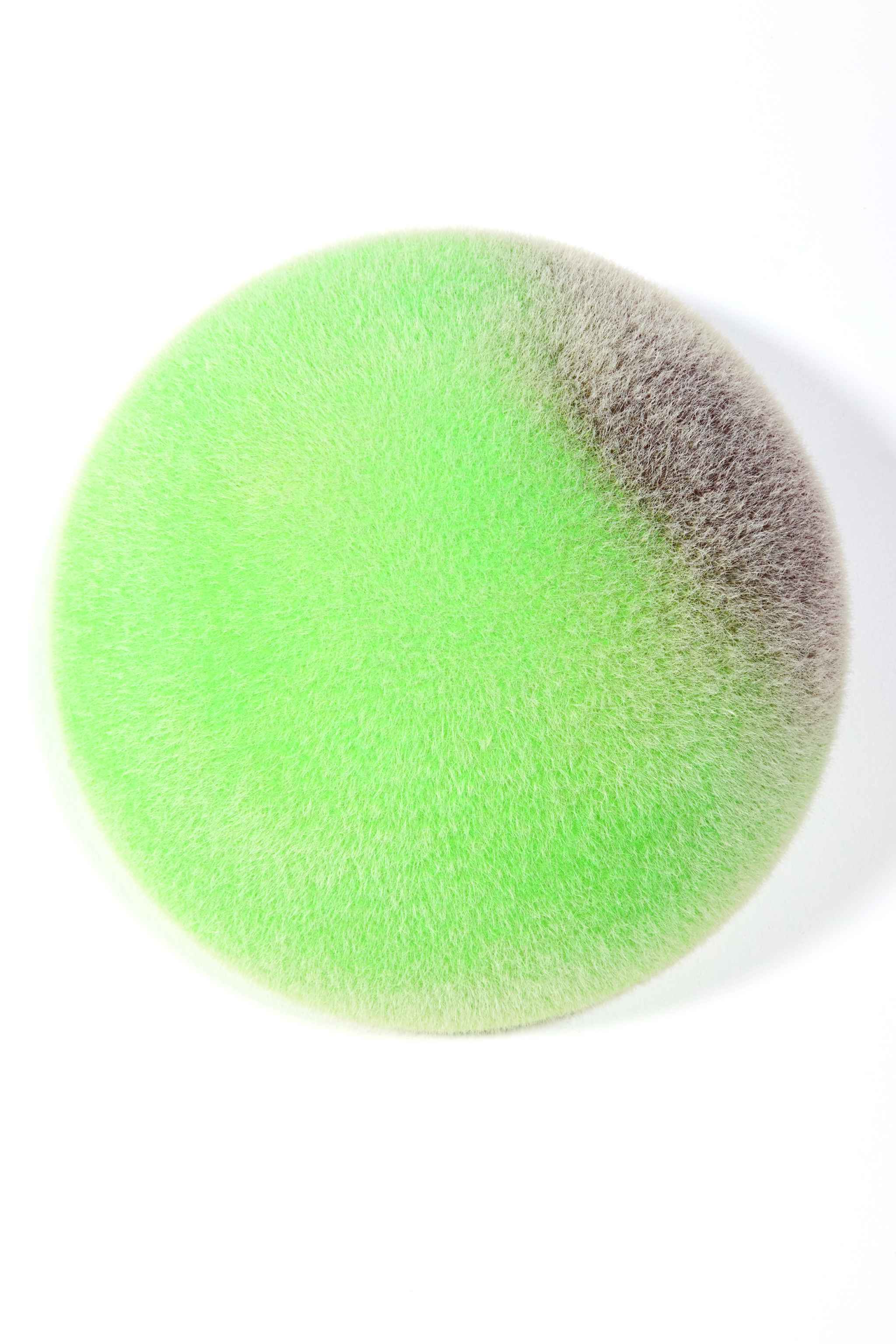 "Dot Dot Dot" (2024) Felt Wall Orb, Medium
