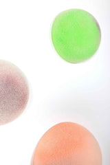 "Dot Dot Dot" (2024) Felt Wall Orb, Medium