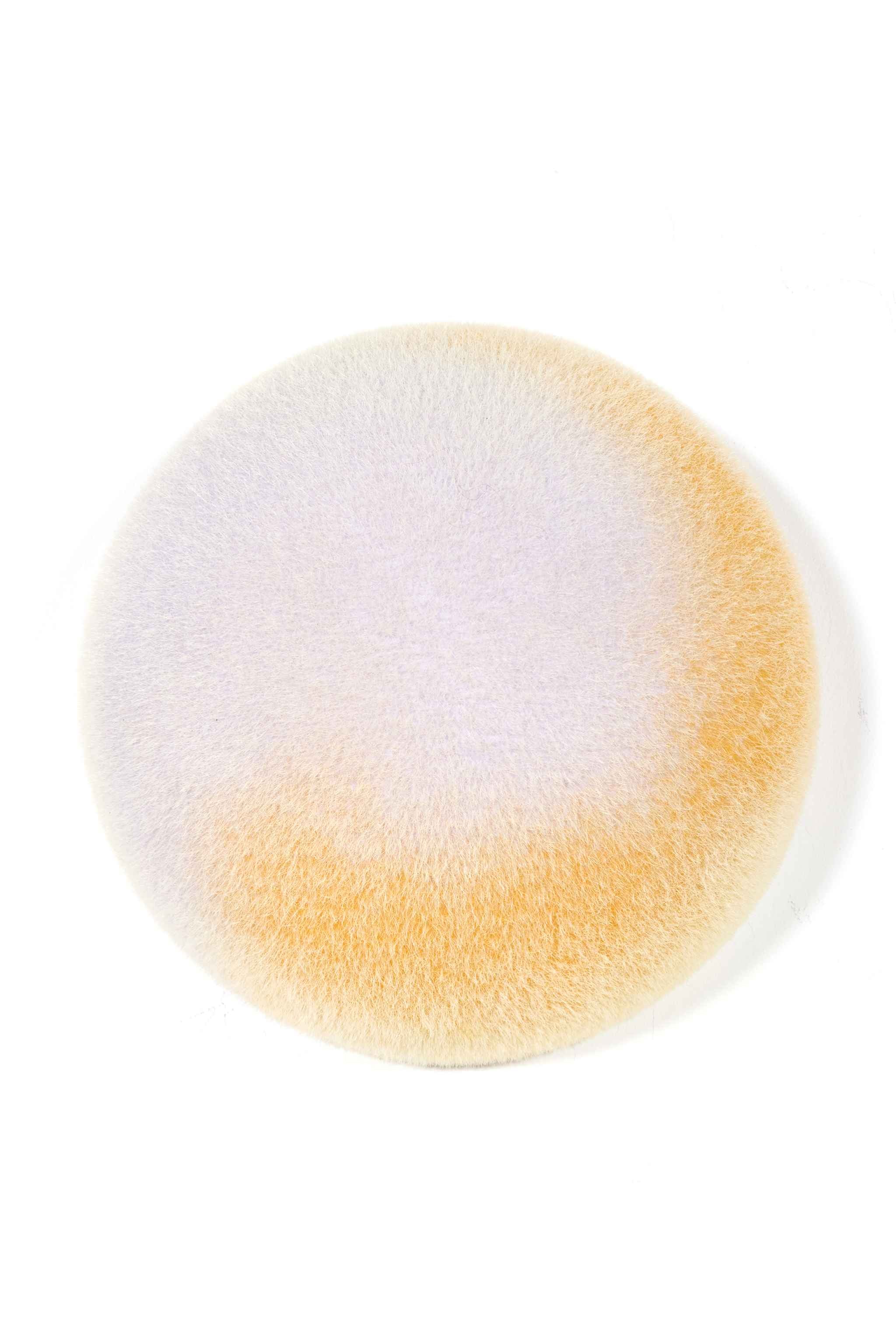 "Dot Dot Dot" (2024) Felt Wall Orb, Medium