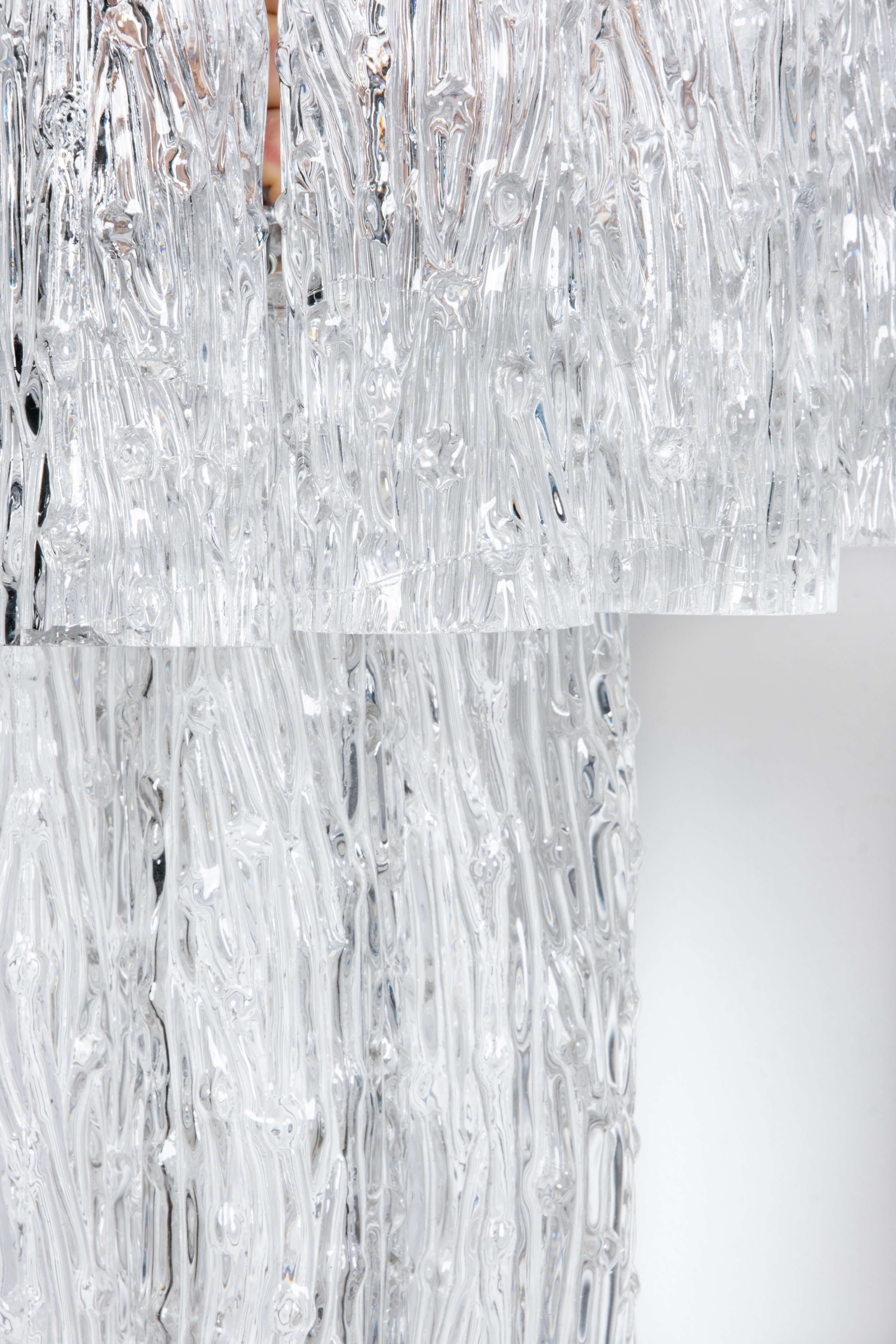 2-Tiered 'Faux Boix' Murano Glass Sconces