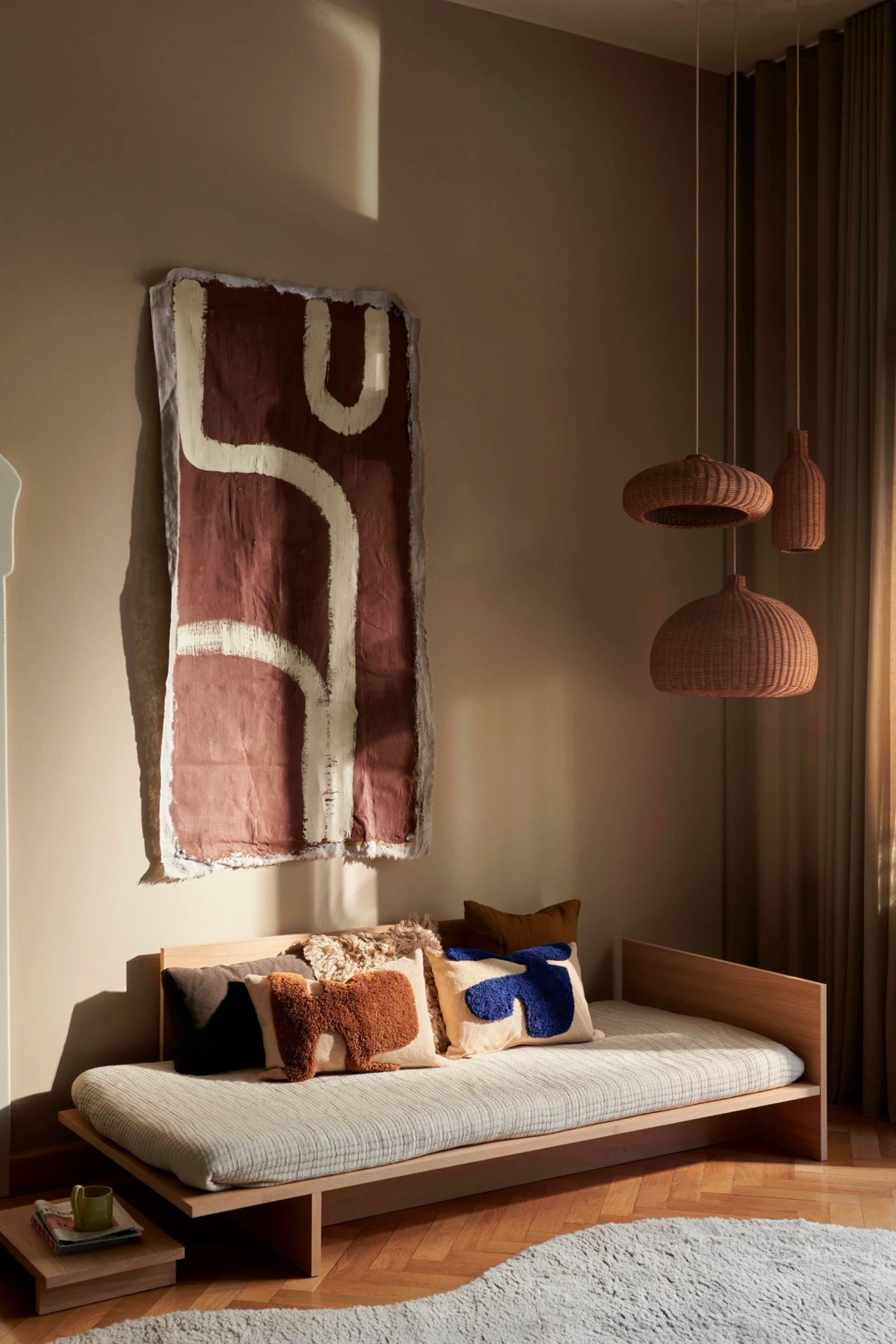 Braided Bottle Lamp Shade