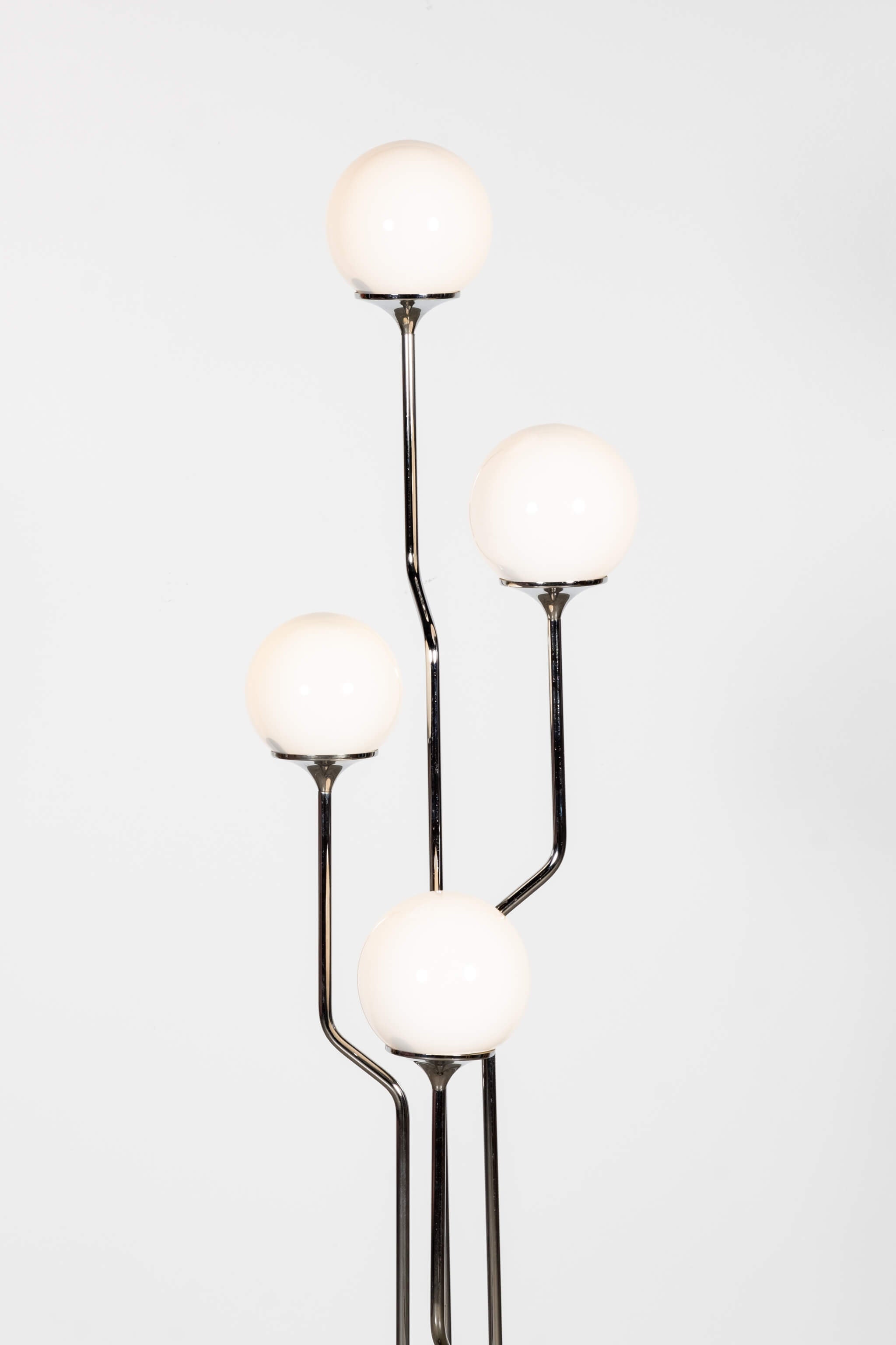 4-Globe Chrome Floor Lamp