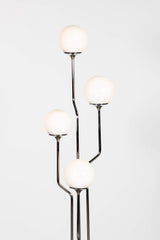 4-Globe Chrome Floor Lamp