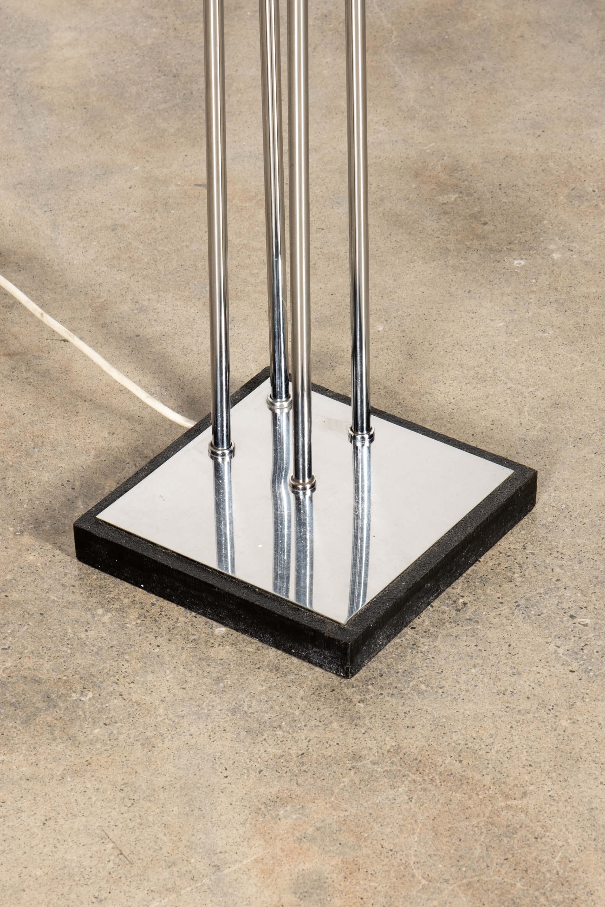 4-Globe Chrome Floor Lamp