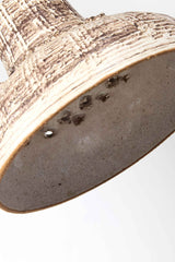 Brutalist Studio Pottery Pendant Light