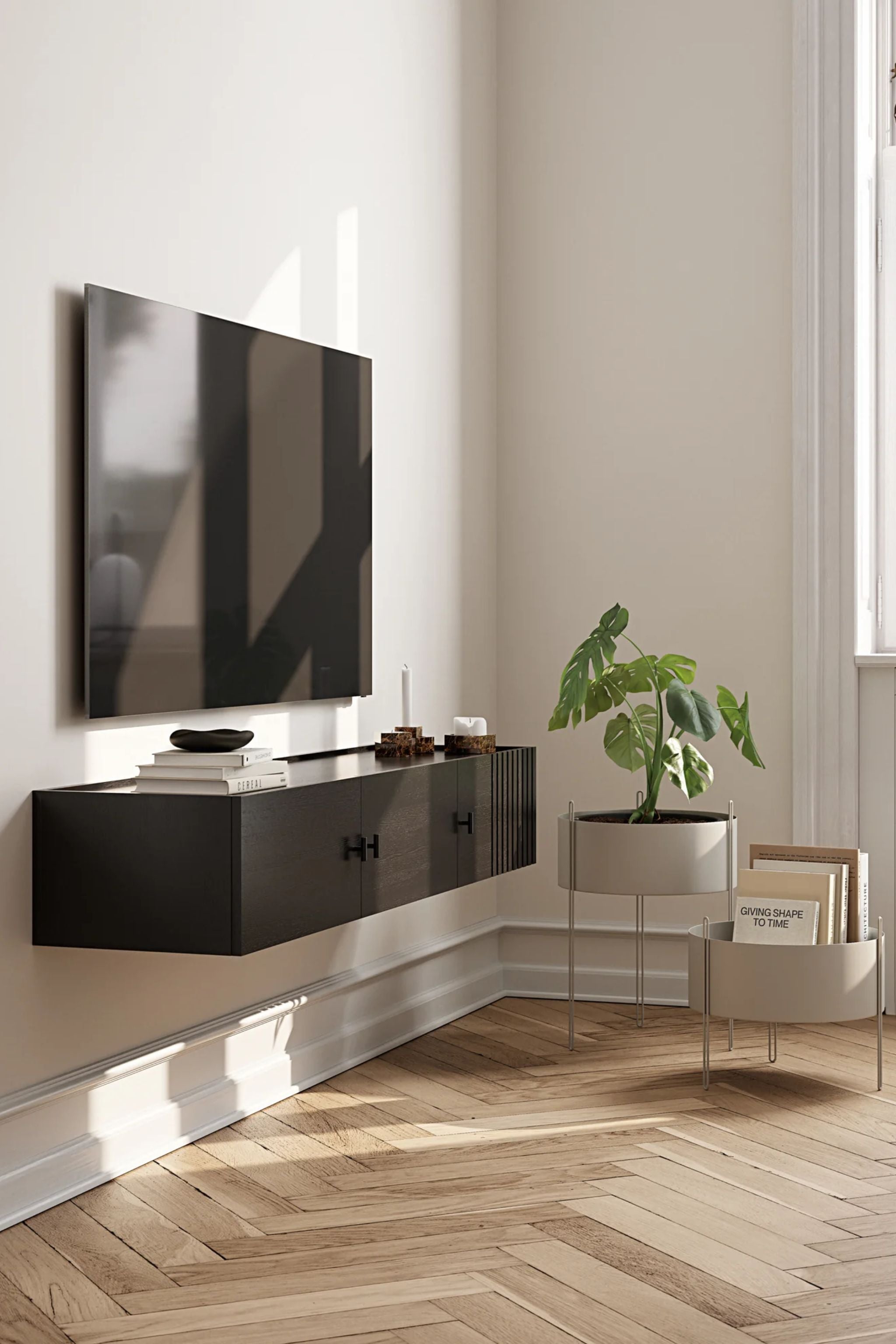 ARRAY Low Sideboard (Wall-Mounted)