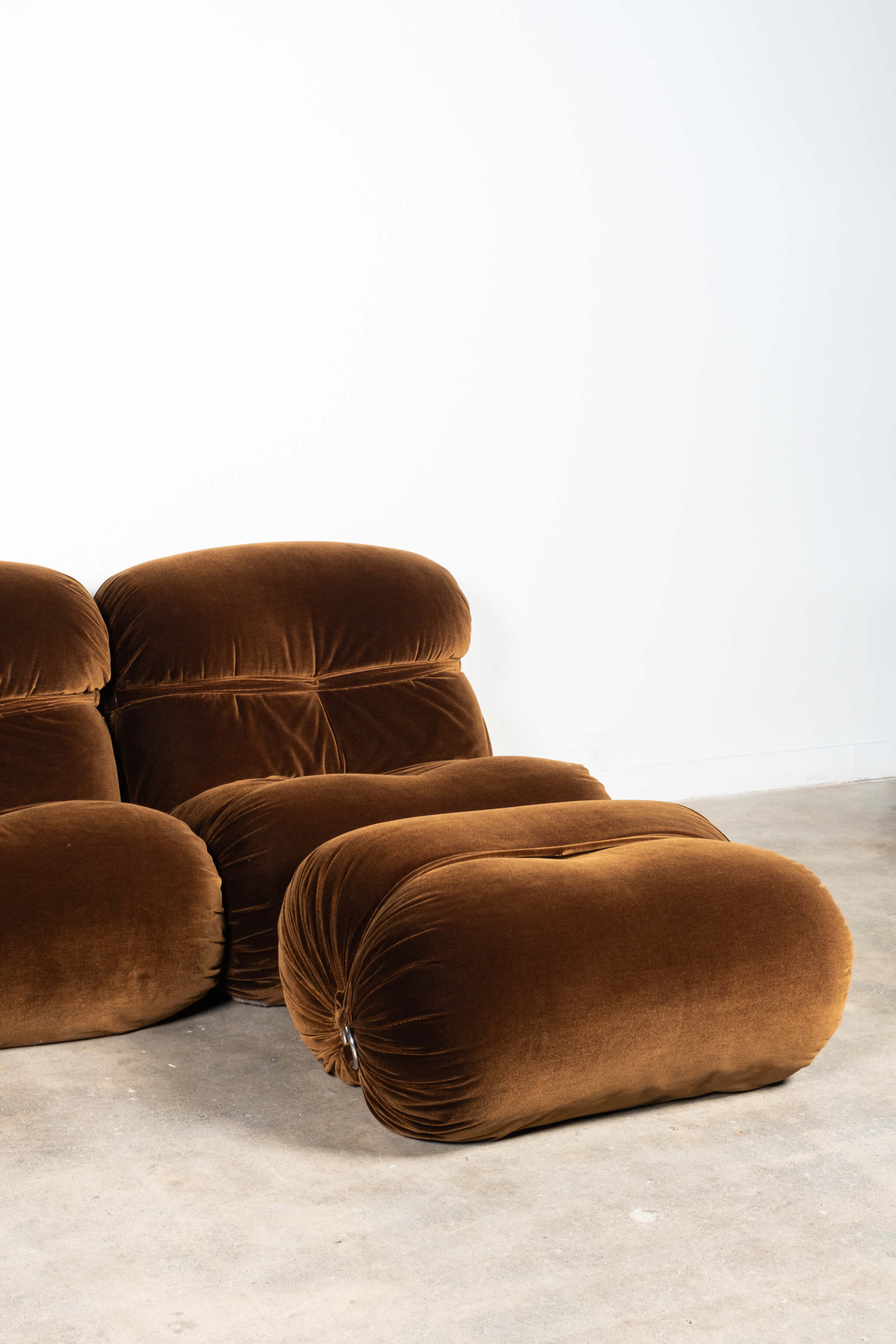 5 Piece 70s Modular Sofa in Original Fabric, Mint Condition