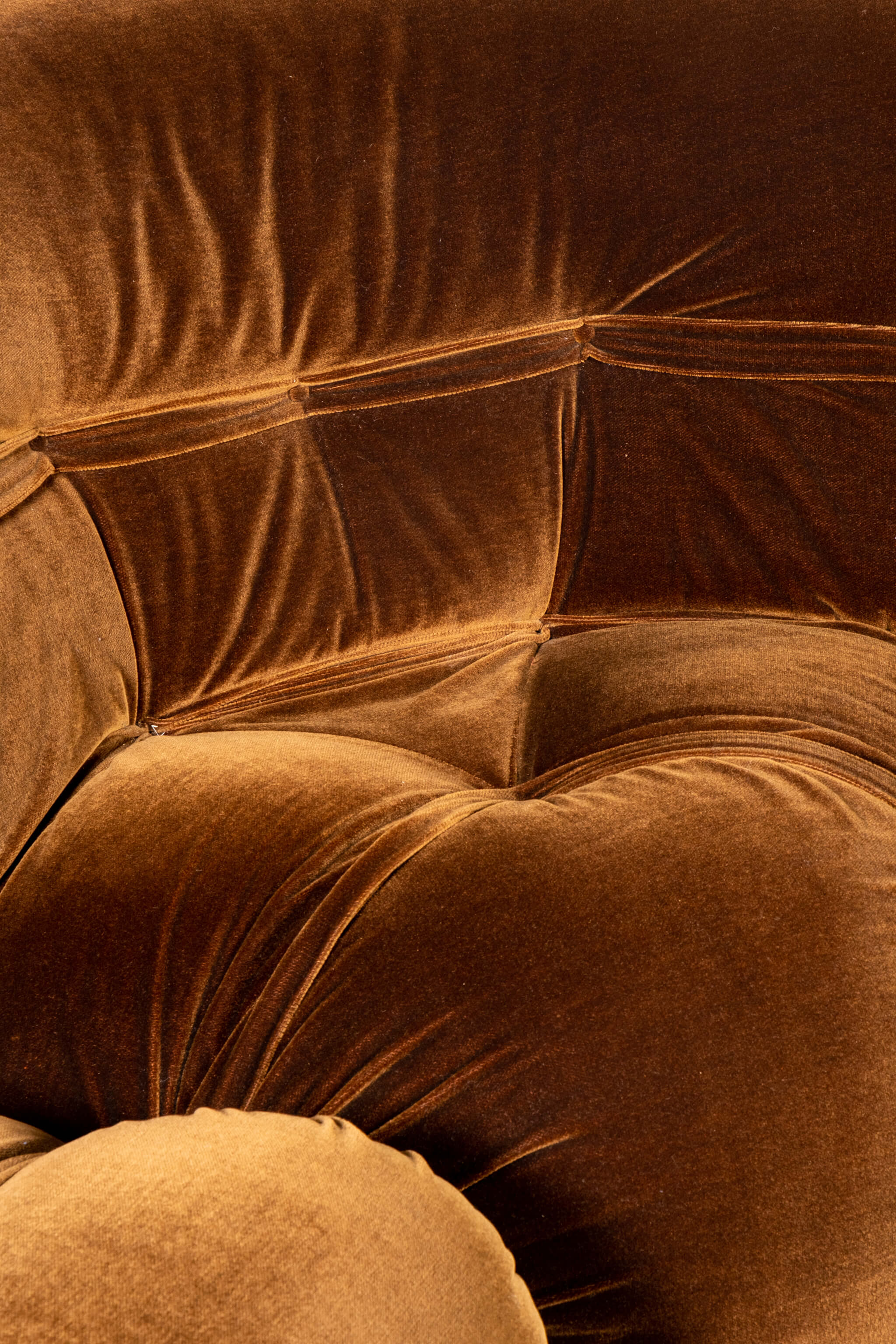 5 Piece 70s Modular Sofa in Original Fabric, Mint Condition
