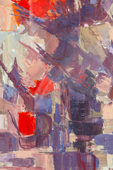 Abstract Brushstroke Bouquet, Newly Framed