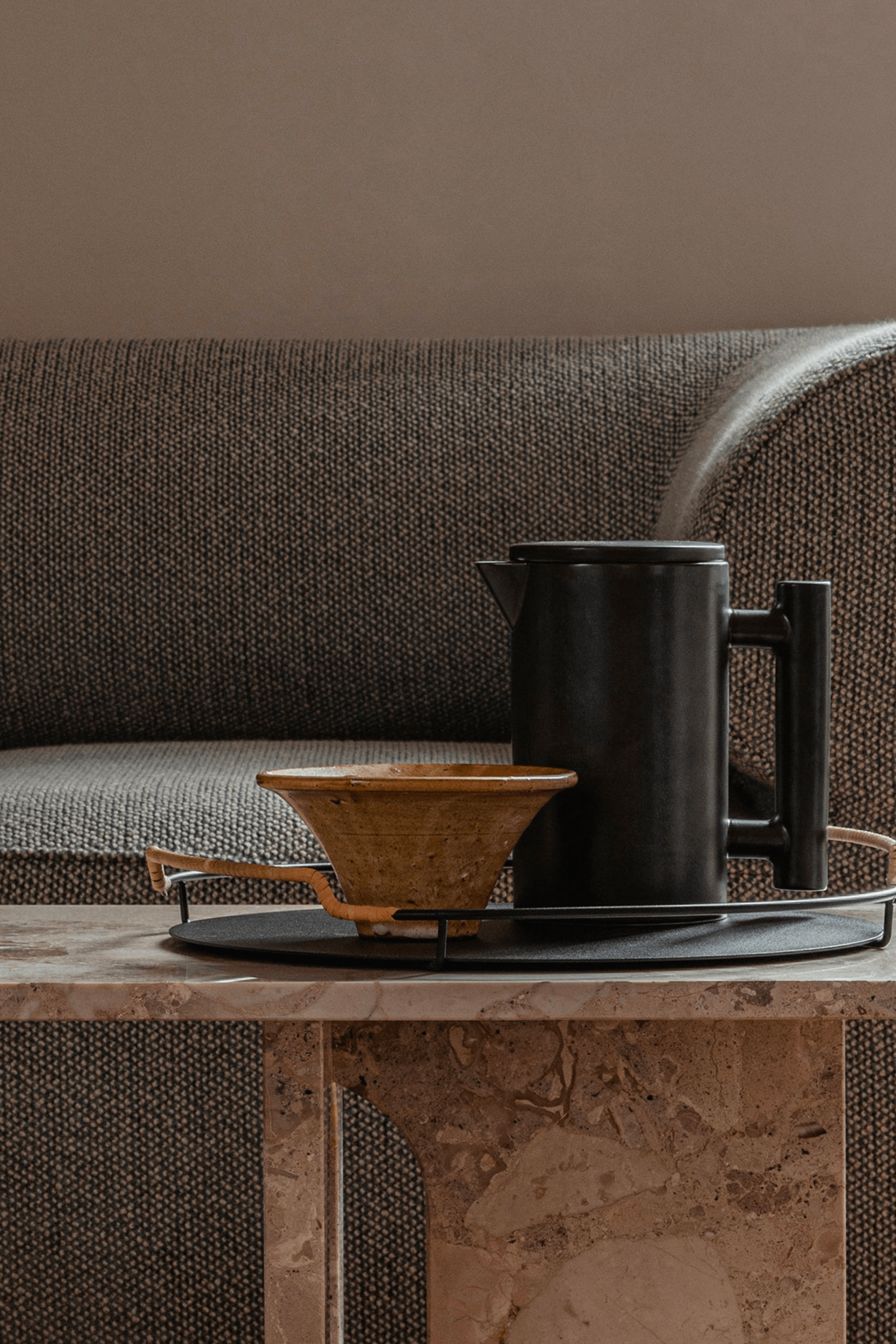 Balcony Serving Tray, Black