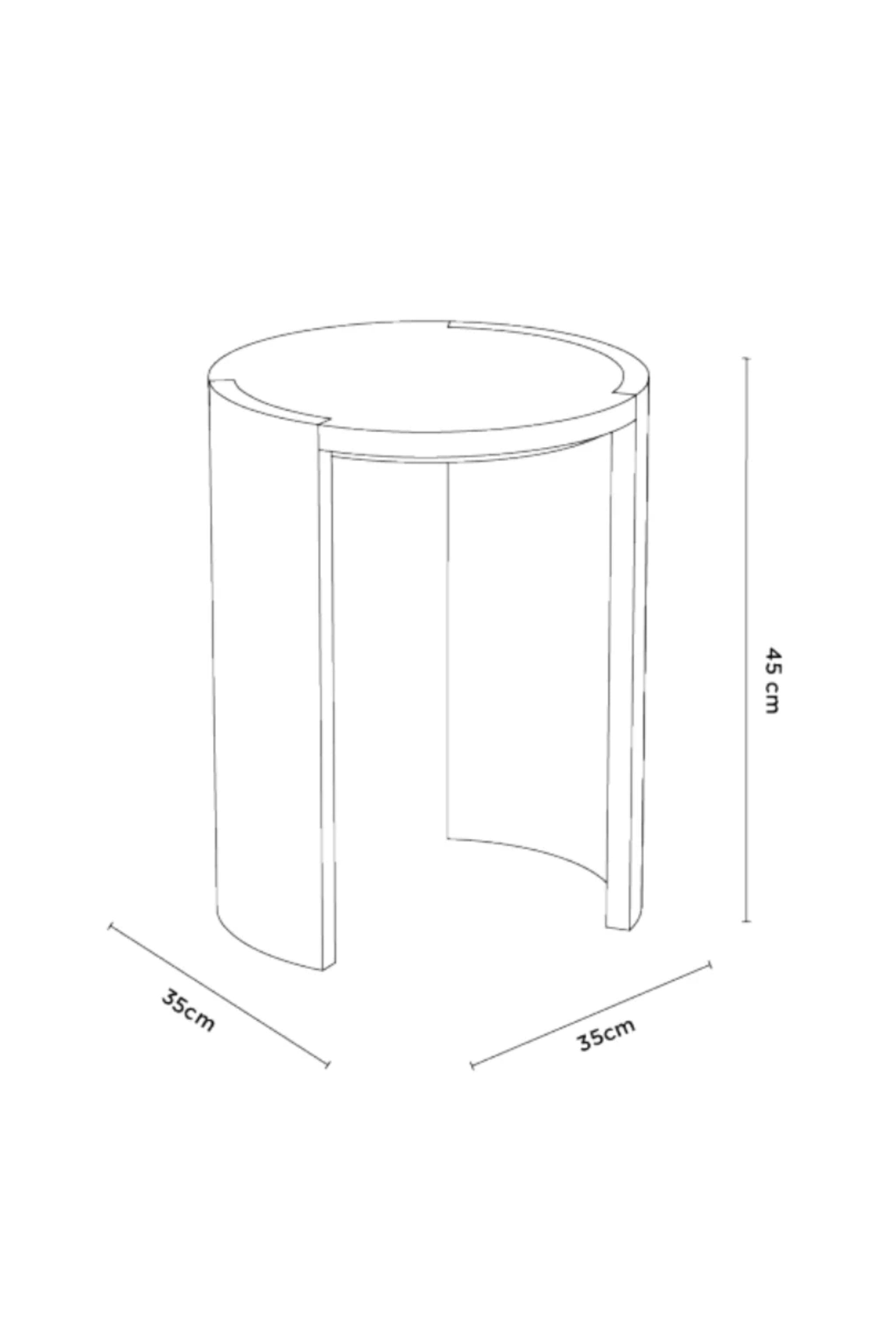 AIRISTO Stool/Side Table