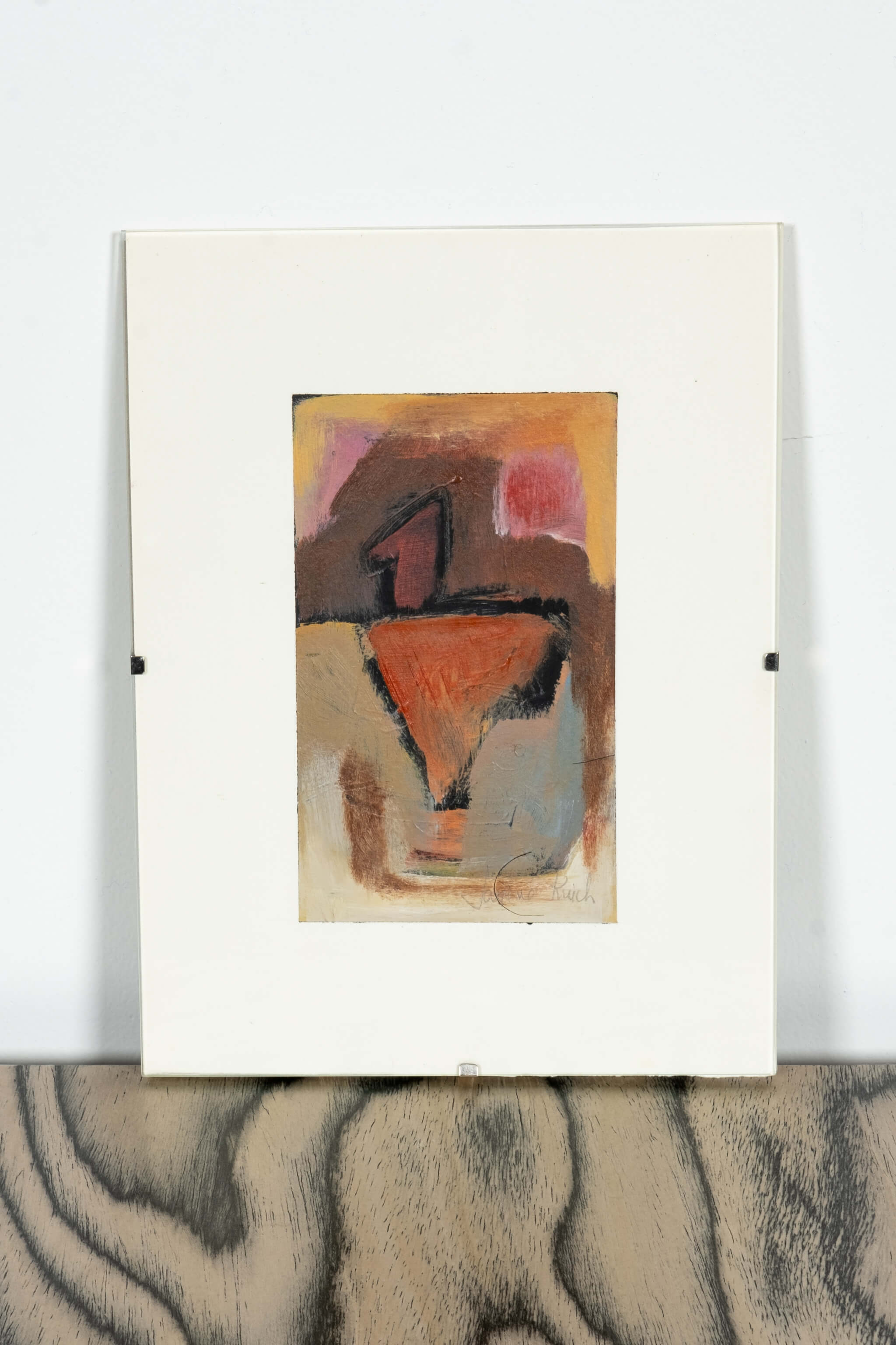 Abstract Colour Study in Glass Frame
