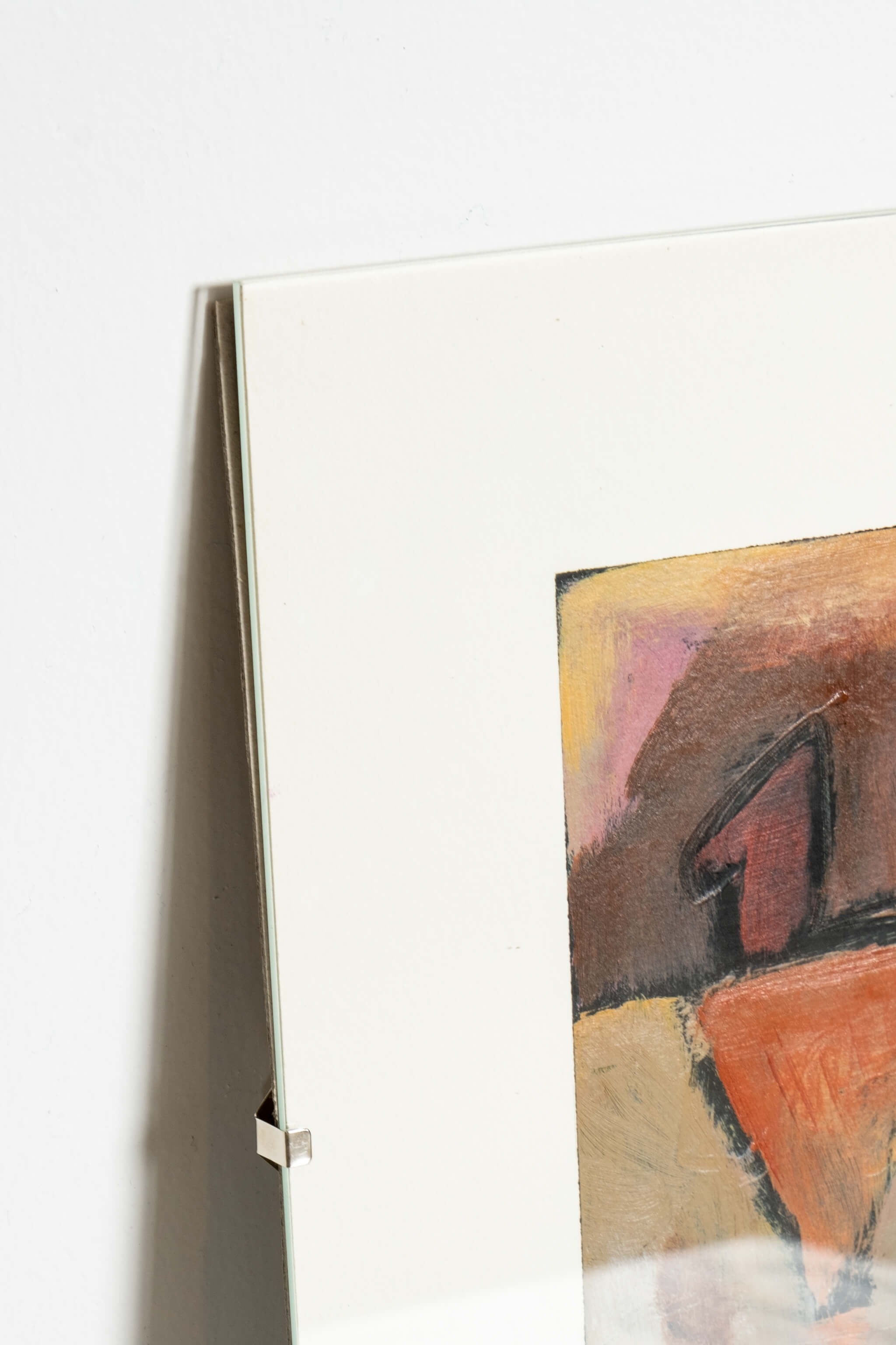 Abstract Colour Study in Glass Frame