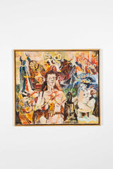 Abstract Painting, Mystical Animals and Forms