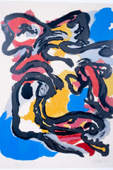 Abstract Print, Signed and Numbered, in Gold Frame