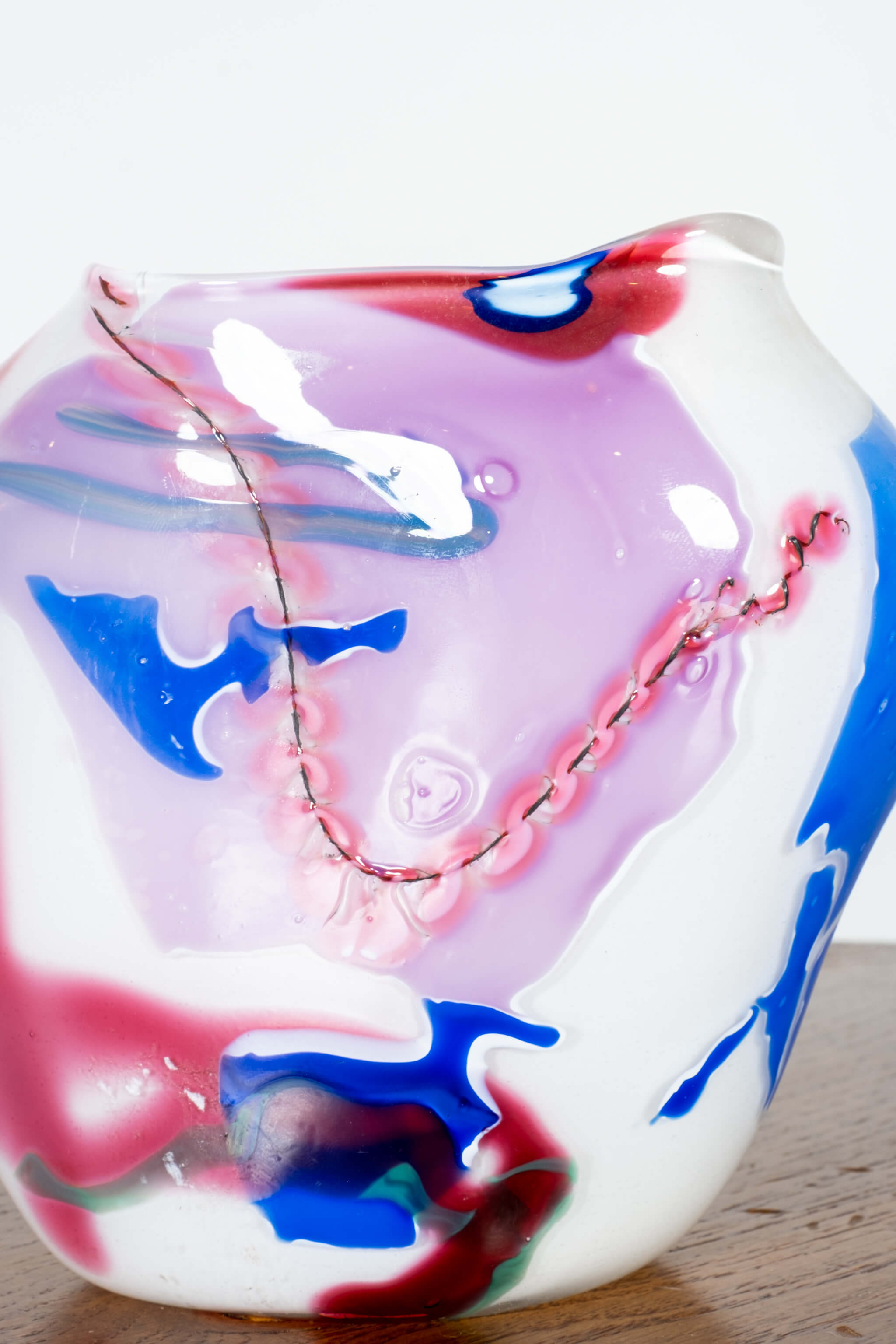 Abstract Glass Vase