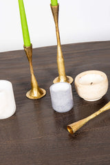 Alaia Alabaster Votive, White