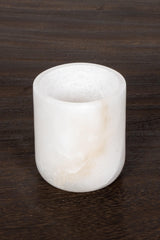 Alaia Alabaster Votive, White