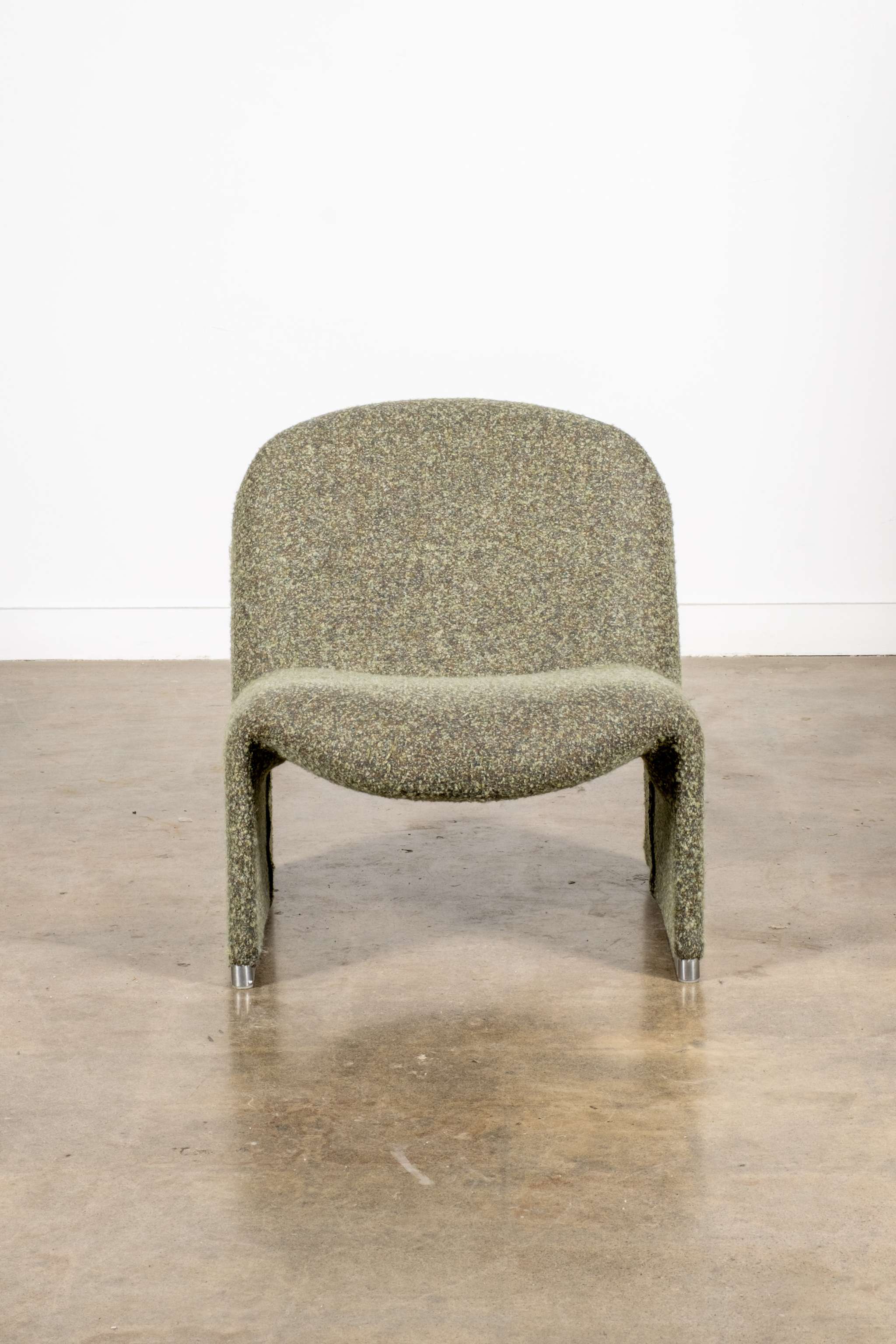 Alky Chair, Heather Green Bouclé