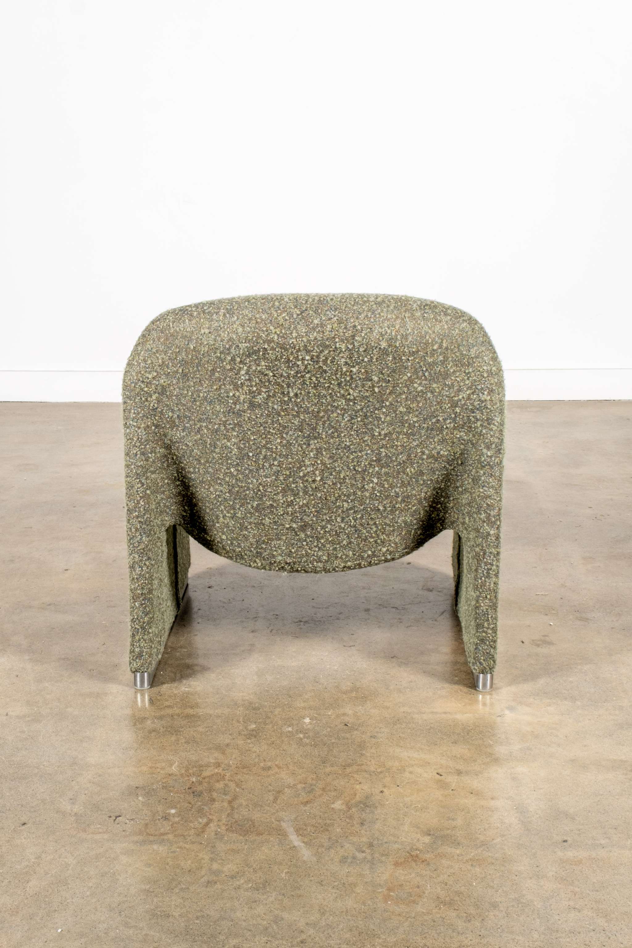 Alky Chair, Heather Green Bouclé