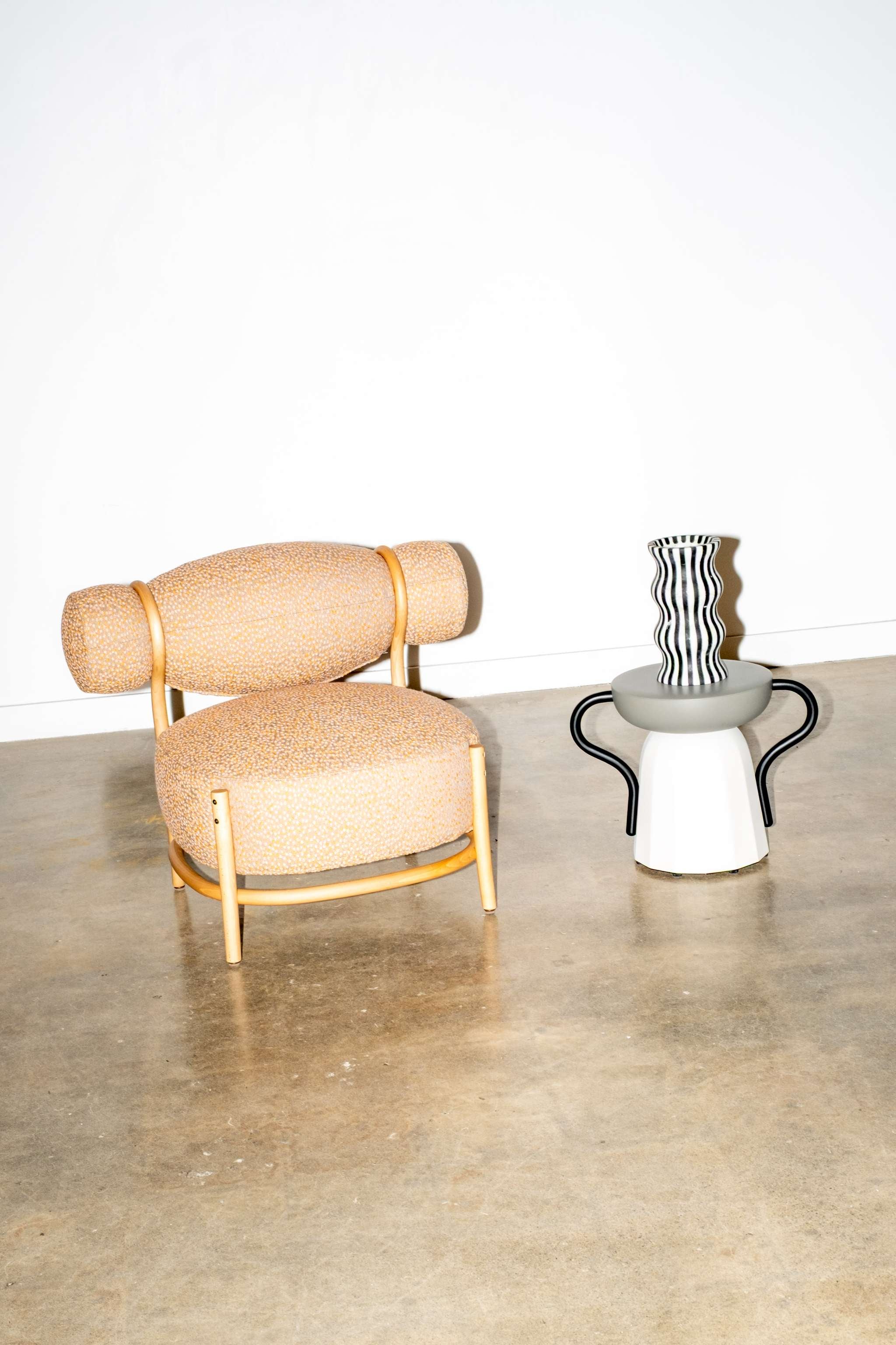 Allié Stool, Cold Grey