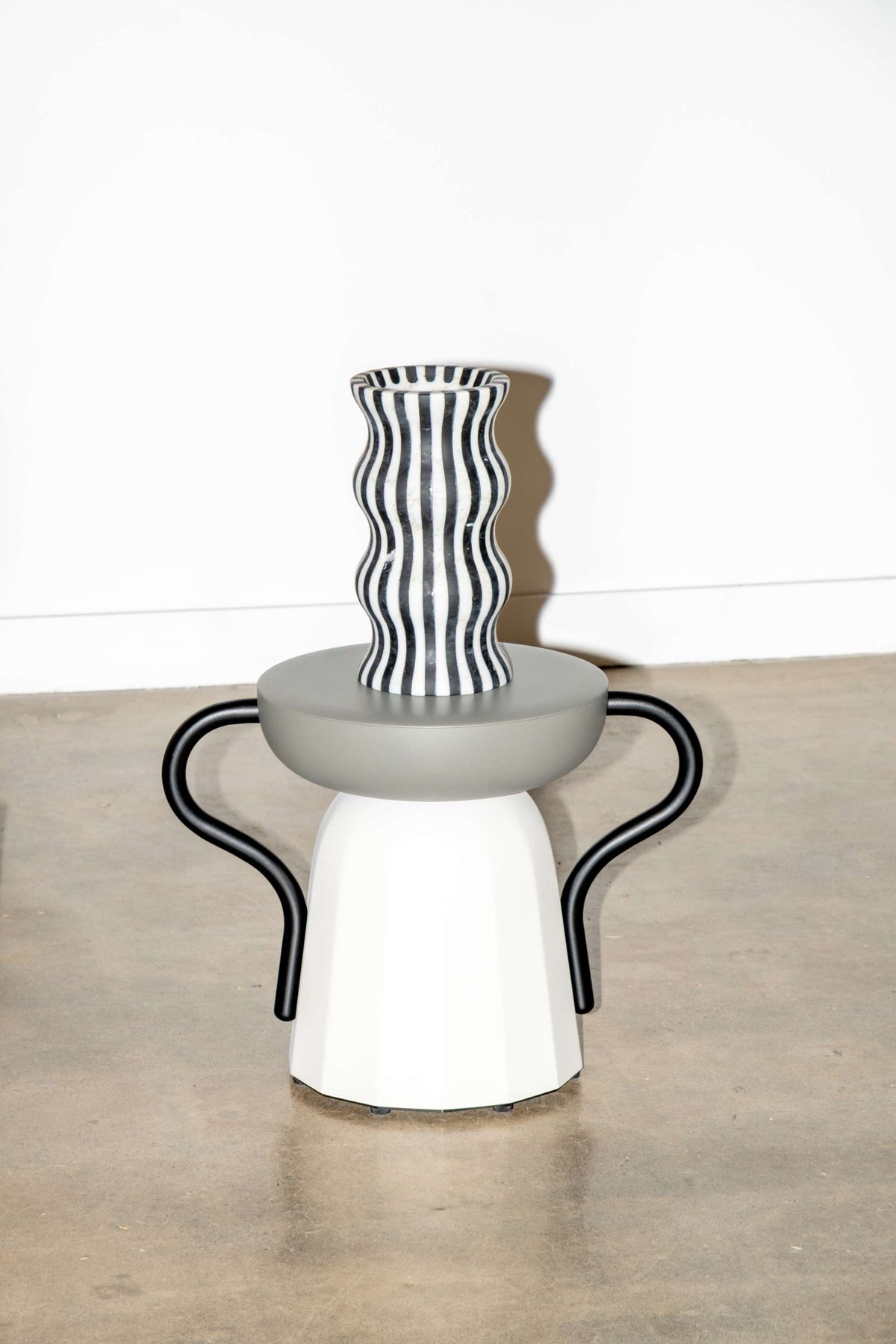 Allié Stool, Cold Grey