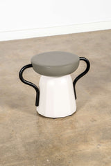 Allié Stool, Cold Grey