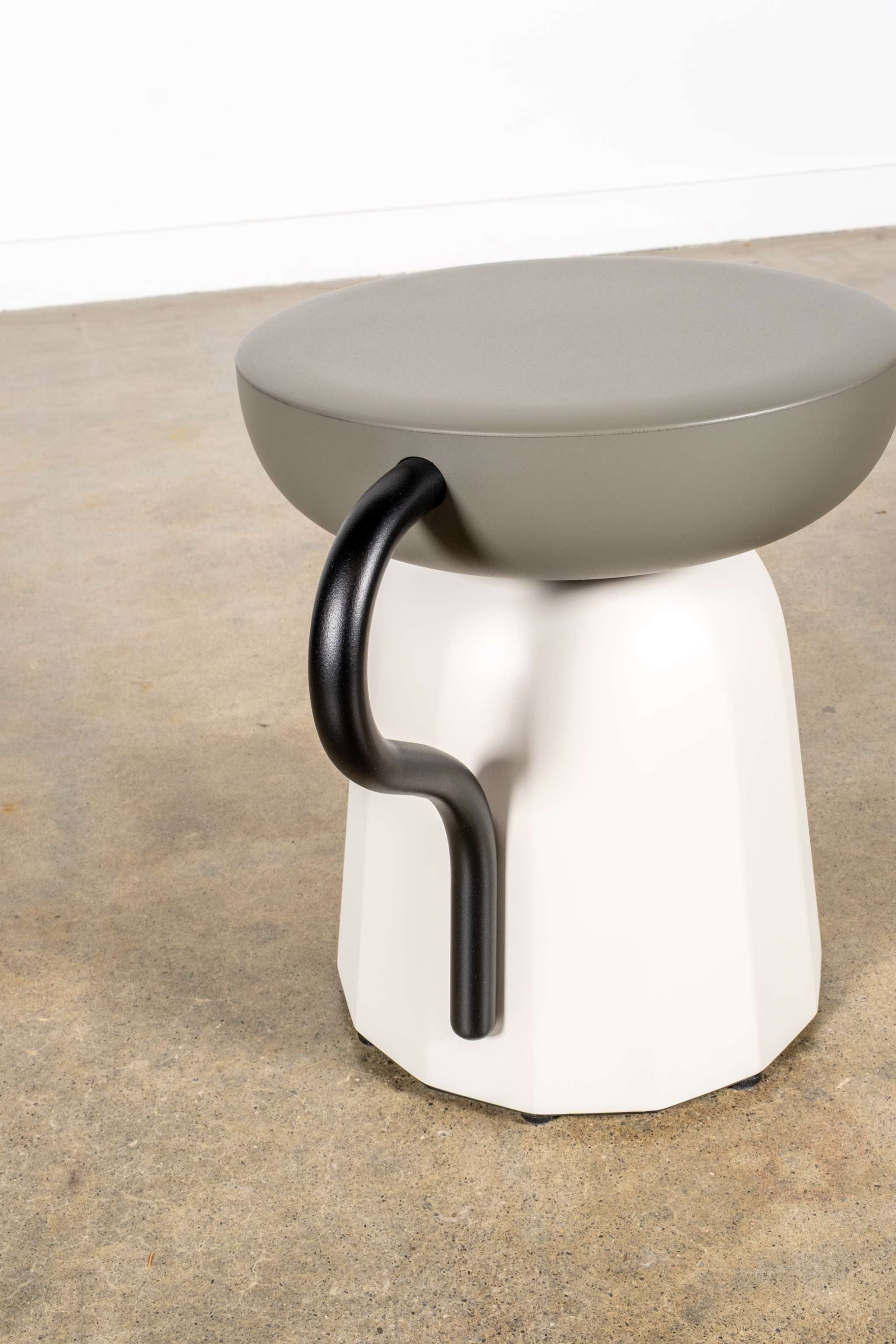 Allié Stool, Cold Grey