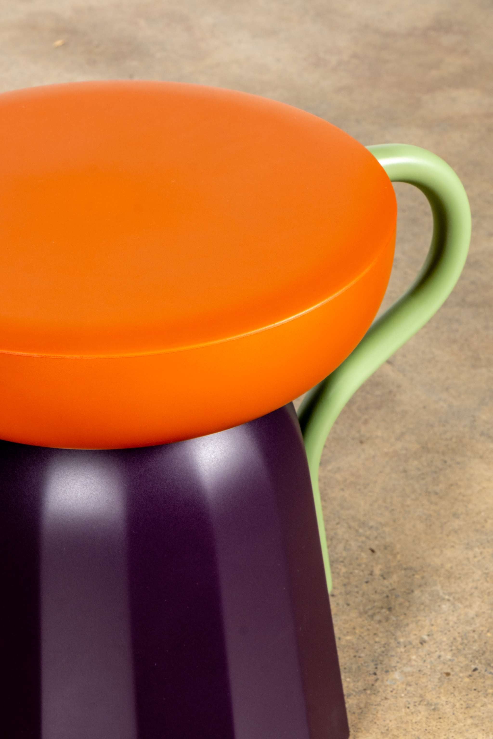 Allié Stool, Duck Blue