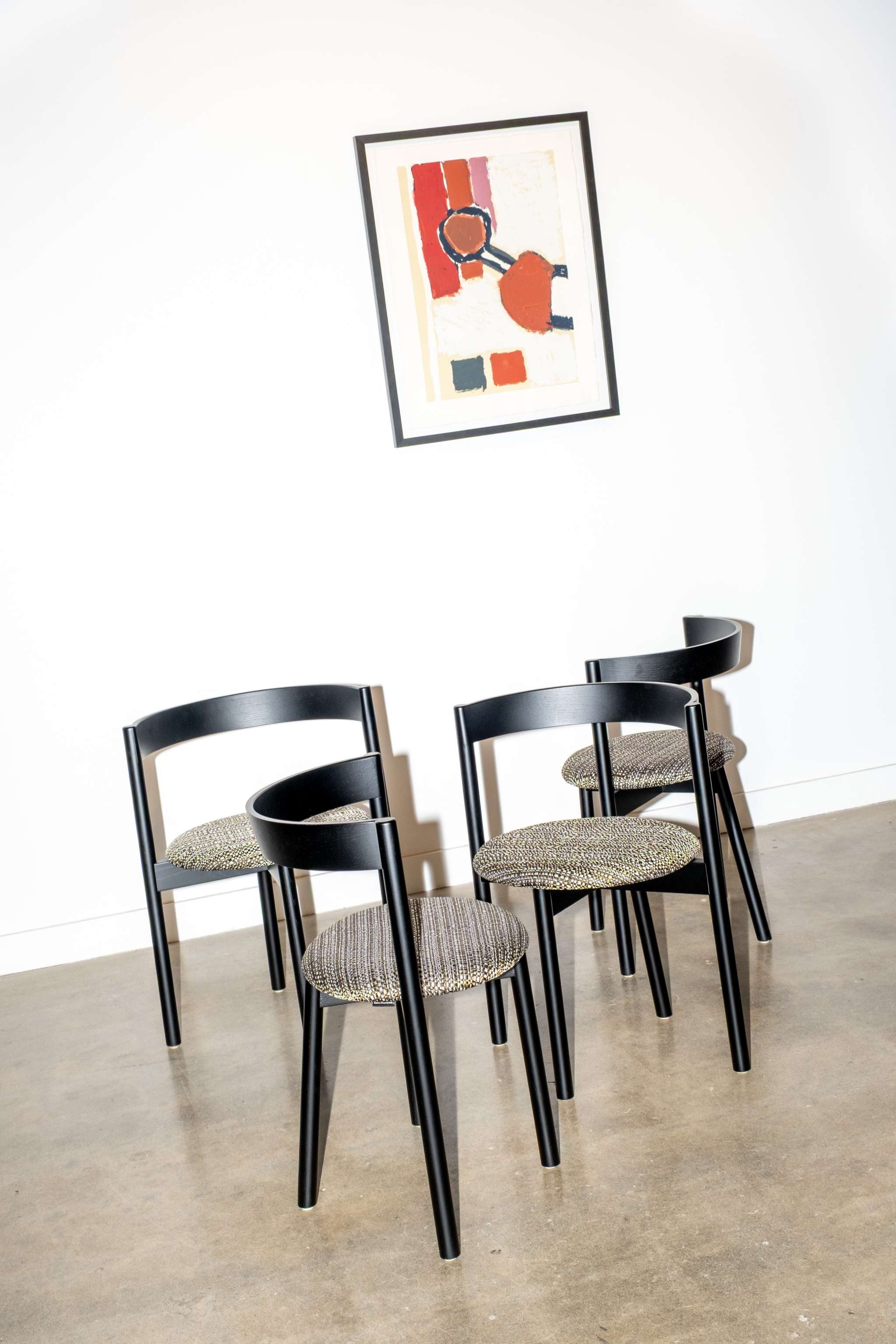 April Chair, Black and White