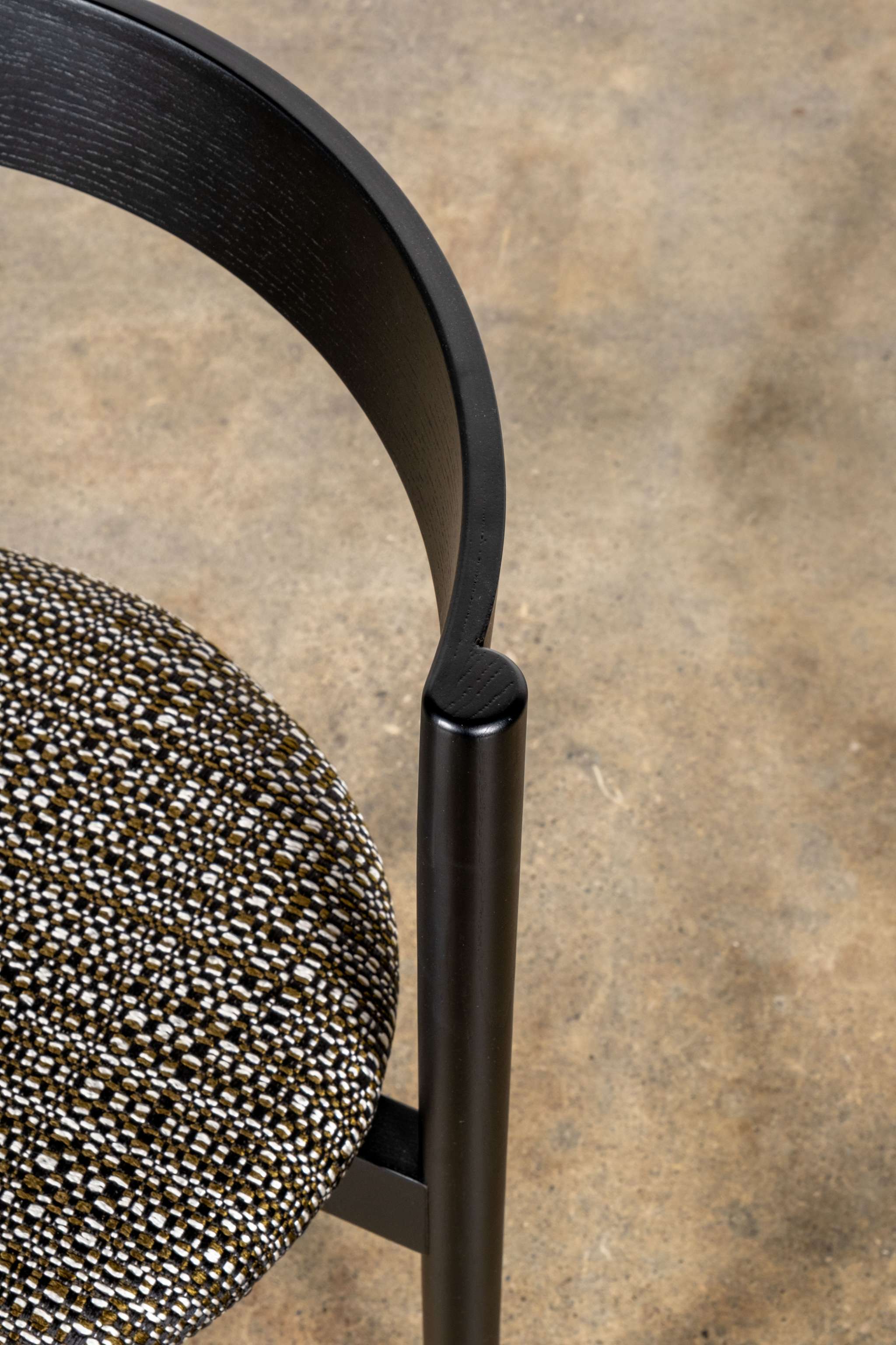 April Chair, Black and White