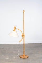 Arc Pivot Floor Lamp in Pine