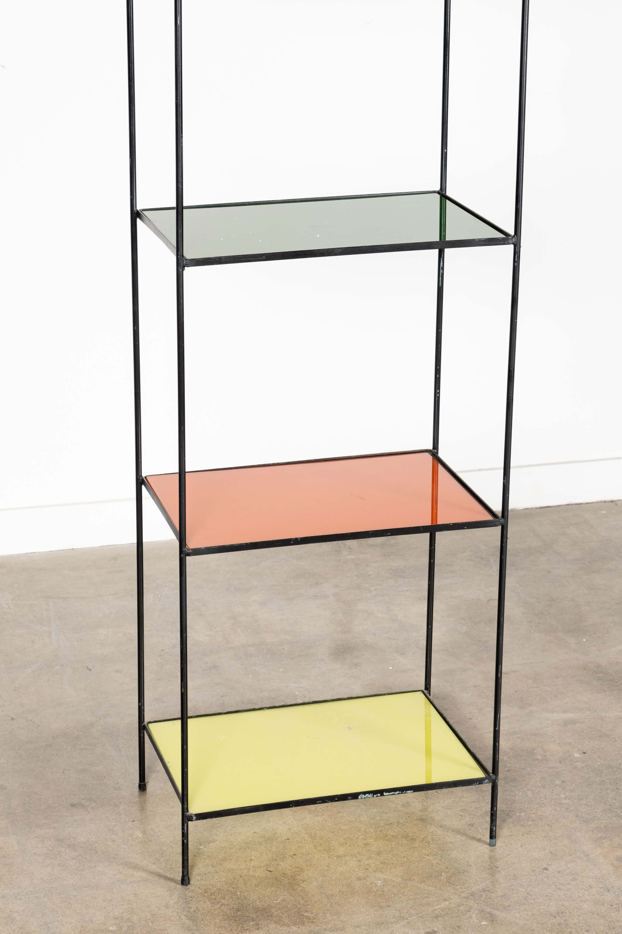 Arched Top Coloured Glass Shelving